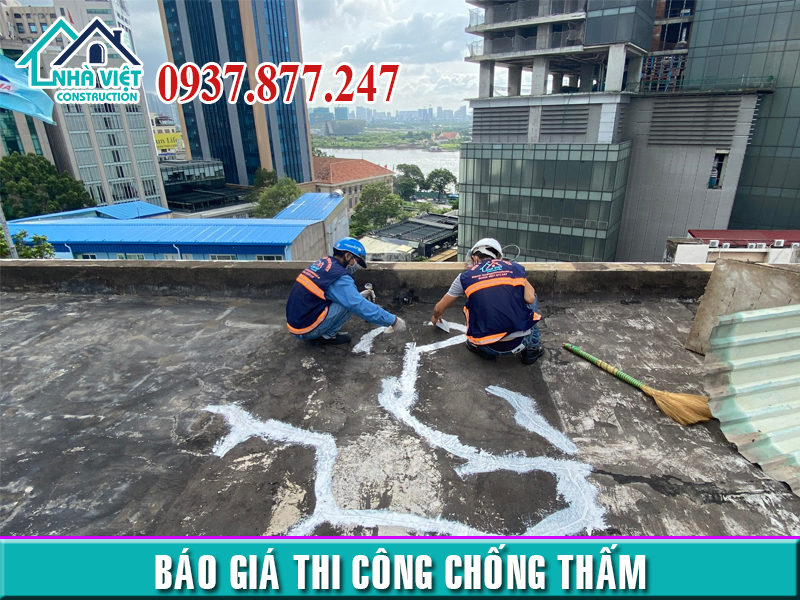 Báo giá thi công chống thấm năm 2021