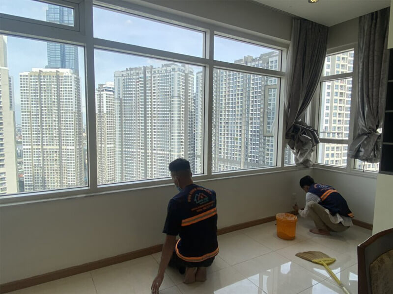 Sửa chữa căn hộ chung cư Sài Gòn Pearl 3 PN- chị Hà