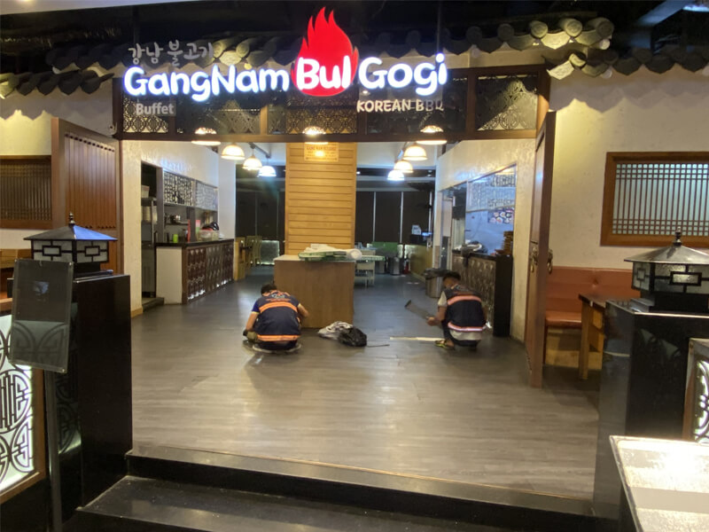 Thi công sửa chữa nhà hàng Gang Nam Bul Gogi Bình Tân
