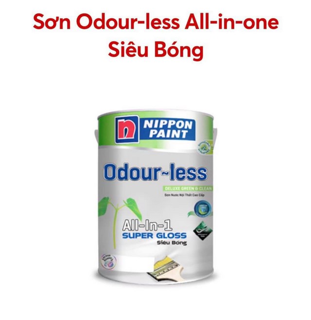 Sơn Odour-less All-in-one Siêu Bóng