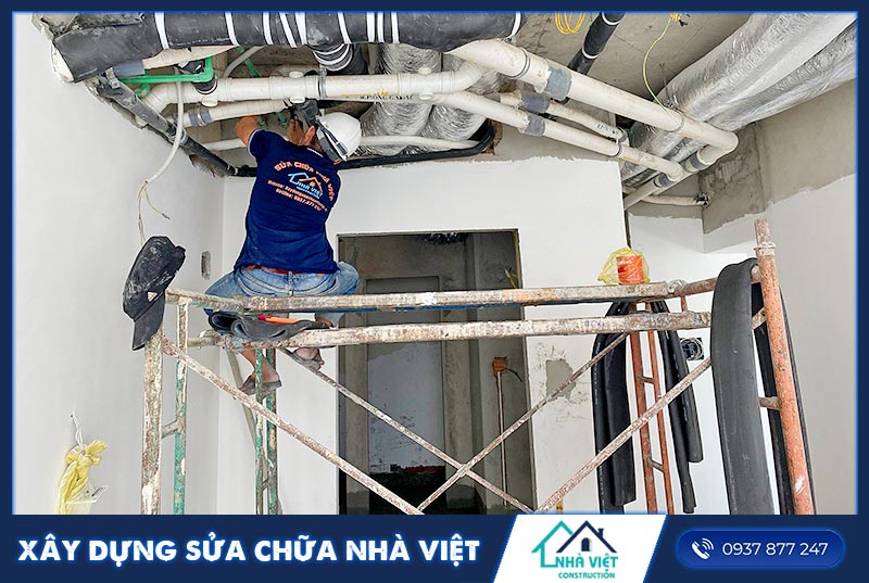 Cách đi ống nước nhà cao tầng