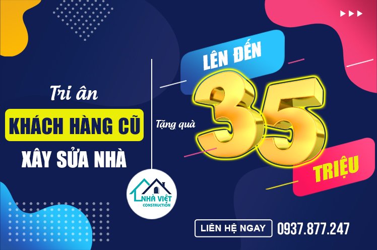 Tri ân khách hàng cũ xây sửa nhà