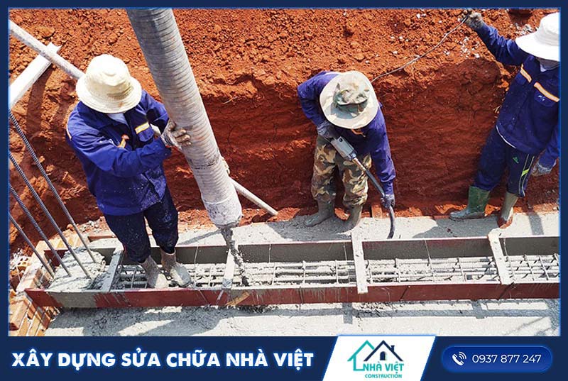 giá xây nhà phần thô