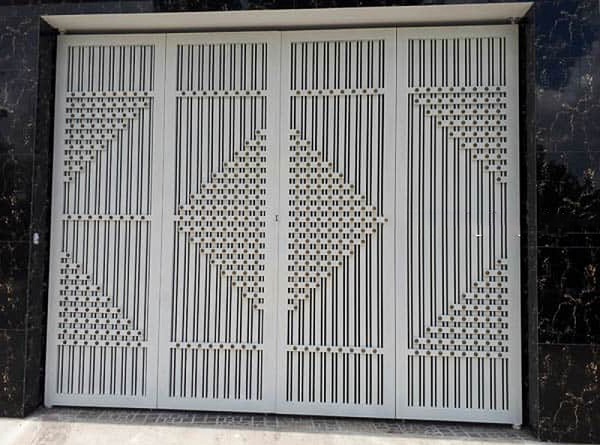Mẫu cửa cổng sắt đẹp
