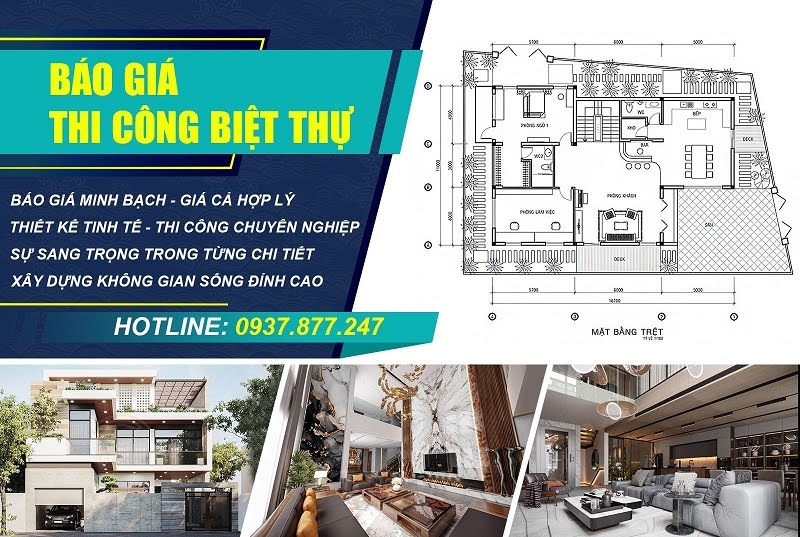 Thiết kế thi công biệt thự trọn gói