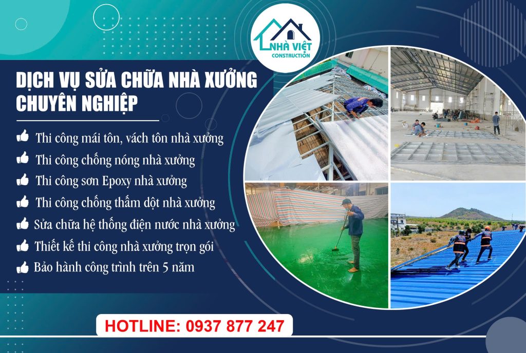 Sửa chữa nhà xưởng tại Đồng Nai