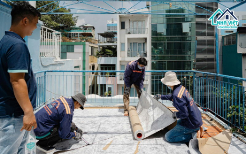 Quy trình thi công của thợ chống thấm tại quận Gò Vấp - Nhà Việt Group
