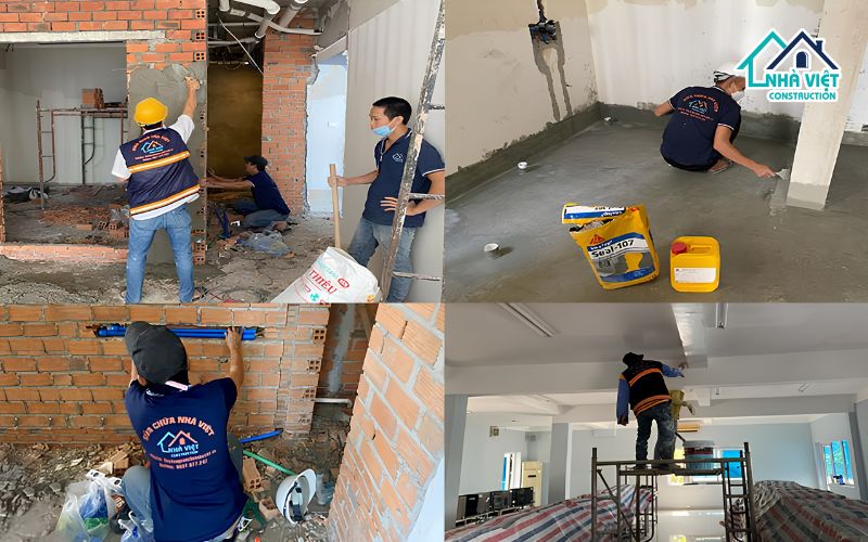 Dịch vụ sửa nhà trọn gói giúp các hạng mục được sắp xếp theo đúng trình tự